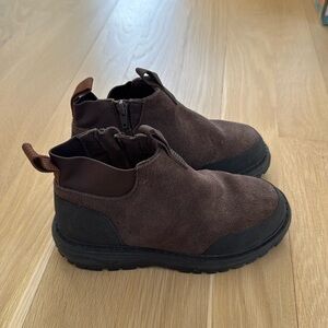 Zara Kids suede chocolate brown winter boots